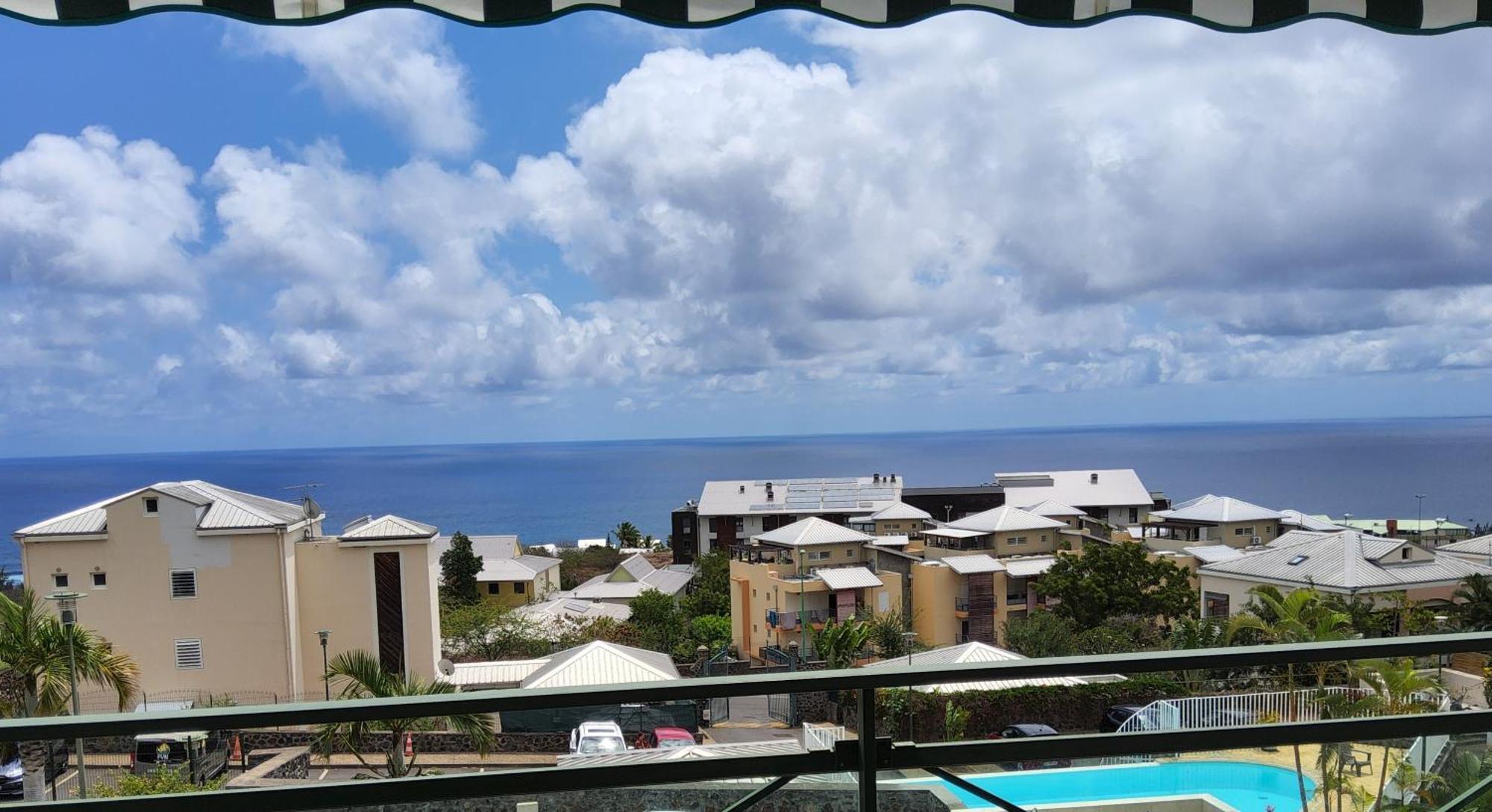 Beau T3 Litchi Vue Ocean Piscine Apartment Saint-Gilles-les Bains Exterior foto